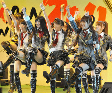 กลุ่มศิลปินสาวสุดฮอท AKB48 จัดคอนเสิร์ตที่ประเทศจีน
