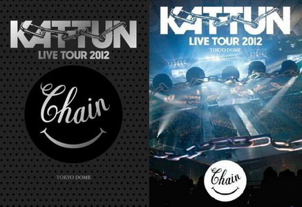 ภาพหน้าปกดีวีดีคอนเสิร์ต KAT-TUN LIVE TOUR 2012 CHAIN at Tokyo Dome!