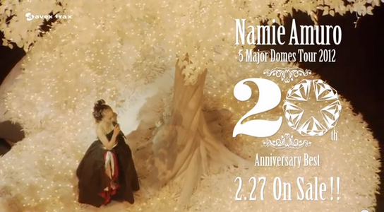 “namie amuro 5-dai Dome TOUR 2012” พร้อมแล้วในรูปแบบดีวีดีและบลูเรย์ดิสก์!