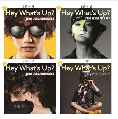 อาคานิชิ จิน (Akanishi Jin) อวดหน้าปกสุดแนวจากซิงเกิล “HEY WHAT’S UP?”
